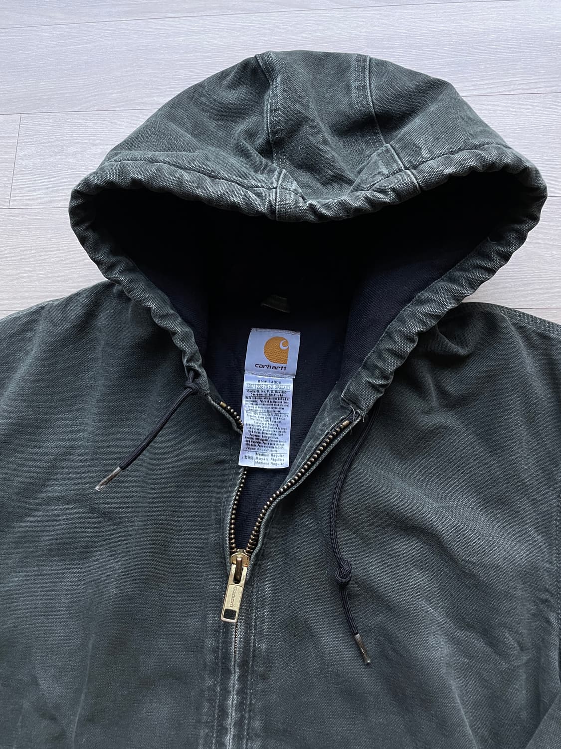 칼하트 j130 mos 모스 액티브 샌드스톤 상품이미지4