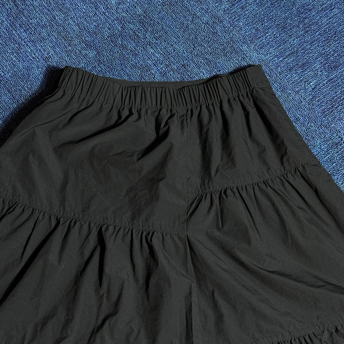 모리걸 블랙 프릴 스커트 상품이미지5