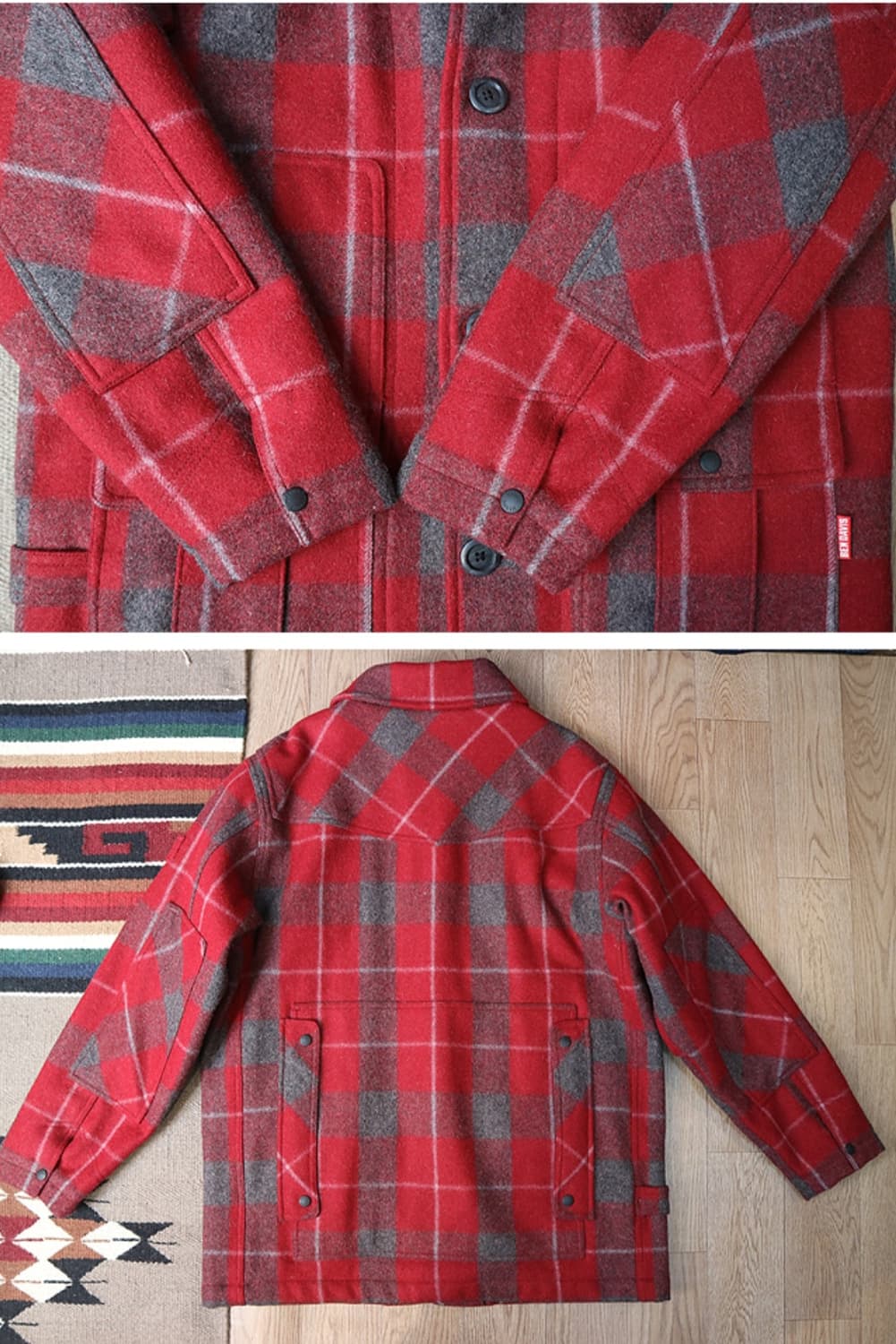 일본판 벤데이비스 울100% 튼튼한 메키노 크루즈자켓 필슨 처럼 튼튼함 상품이미지6