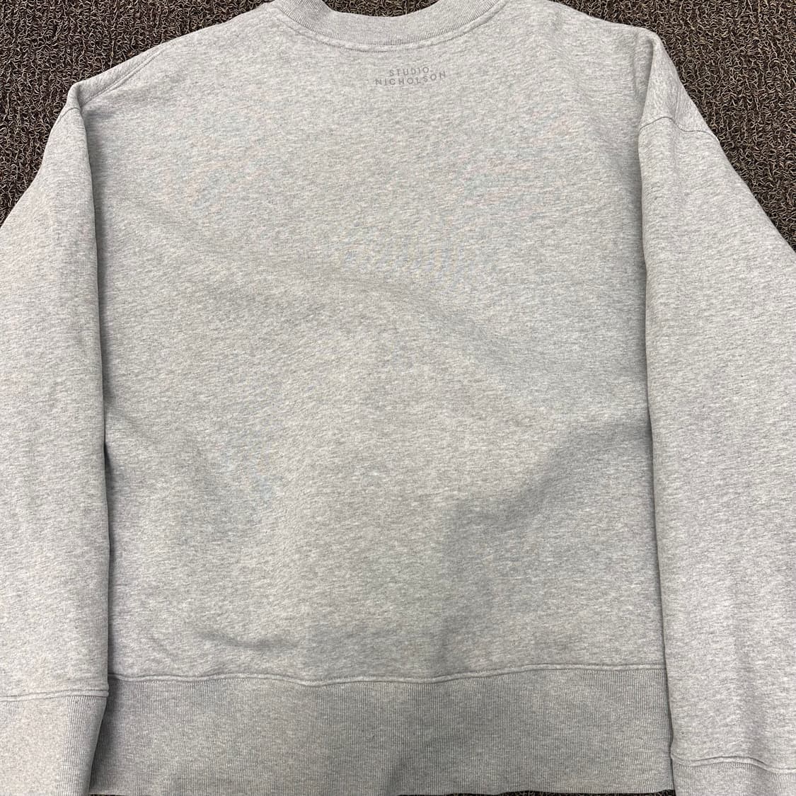 스튜디오 니콜슨 스웻 기모 맨투맨 그레이 XL 상품이미지7