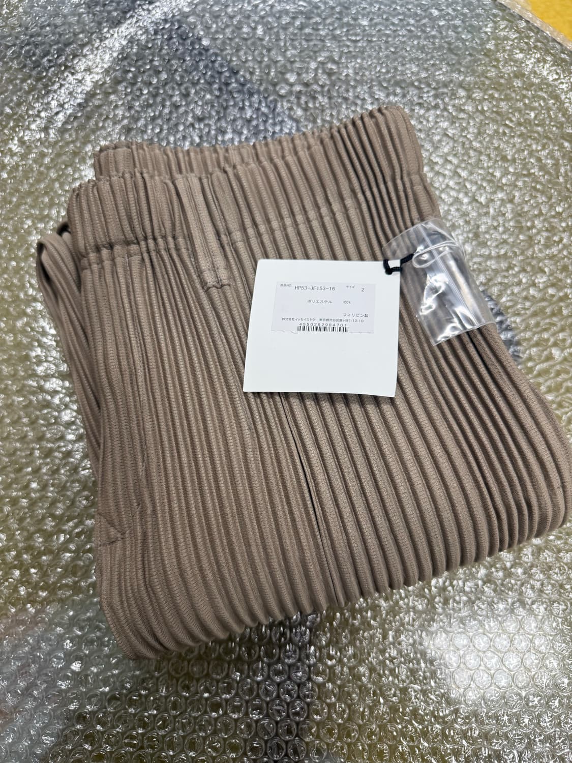 옴므플리세 절개팬츠 2사이즈 HP58JF15315 상품이미지7