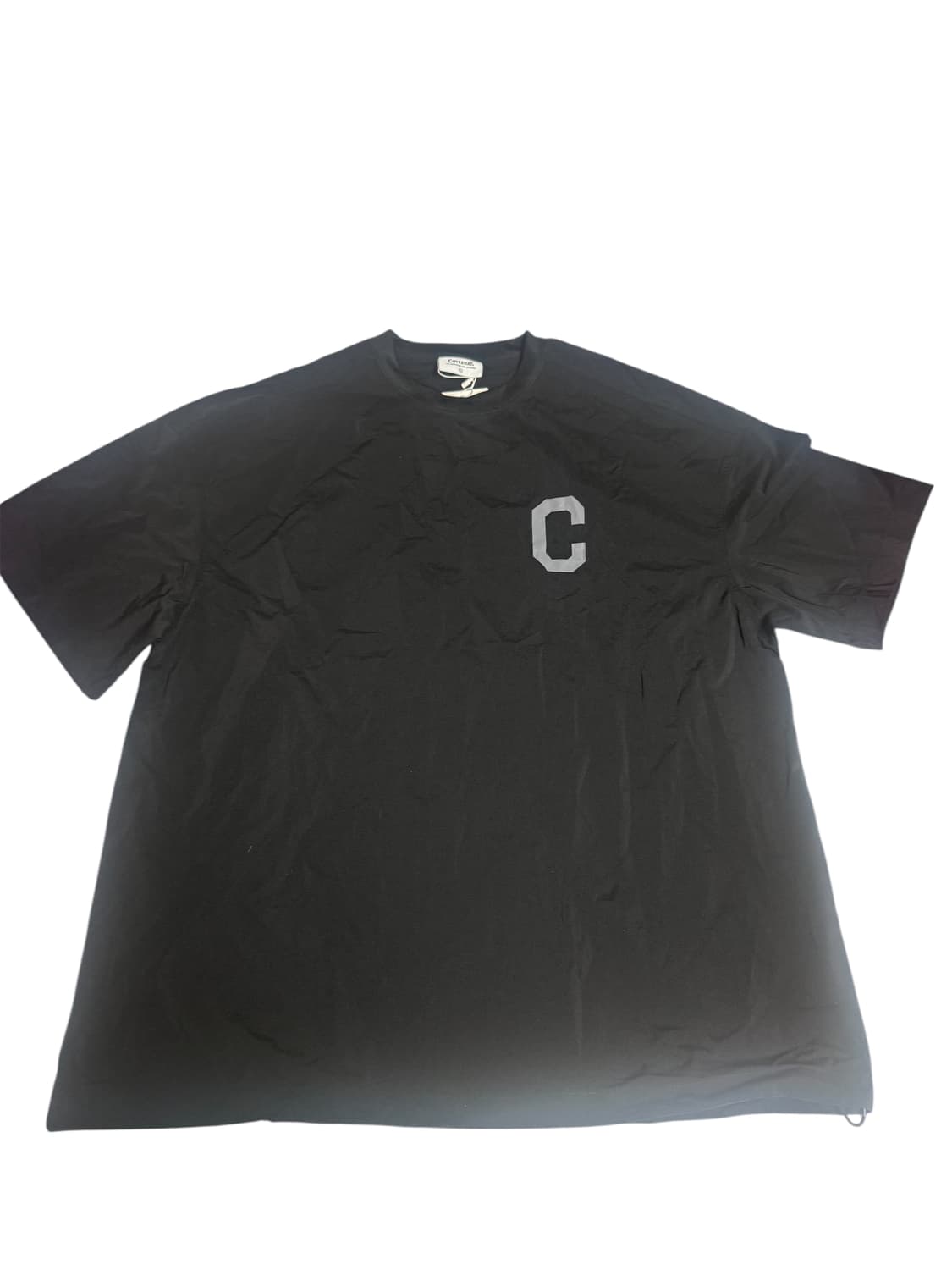 새상품)Covernat C Logo T-shirt Black L 상품이미지1