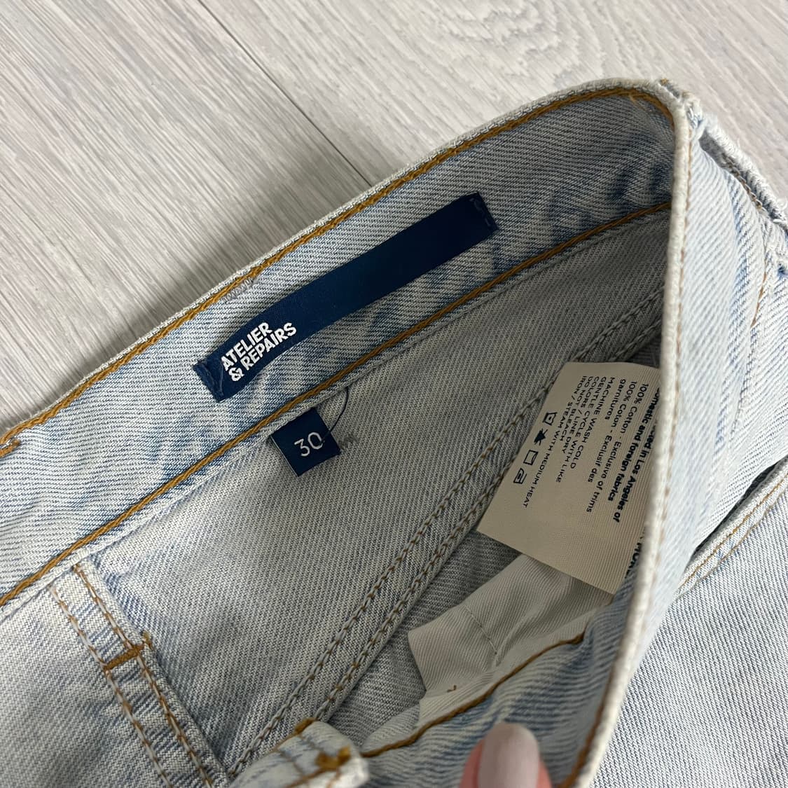 ATELIER & REPAIRS 리바이스 리메이크 데님 팬츠 상품이미지2