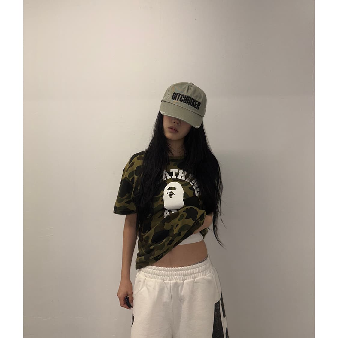 베이프 A BATHING APE 1st Camo College Tee 상품이미지5