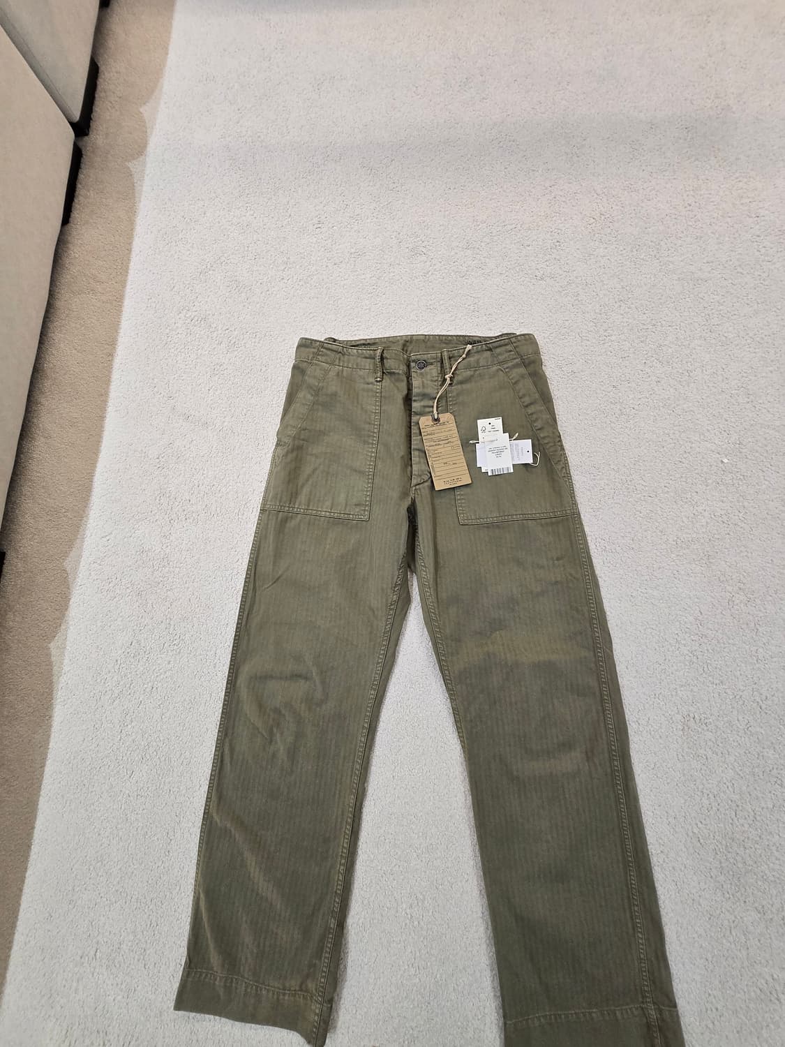 RRL 헤링본 퍼티그 팬츠 32X32 상품이미지1