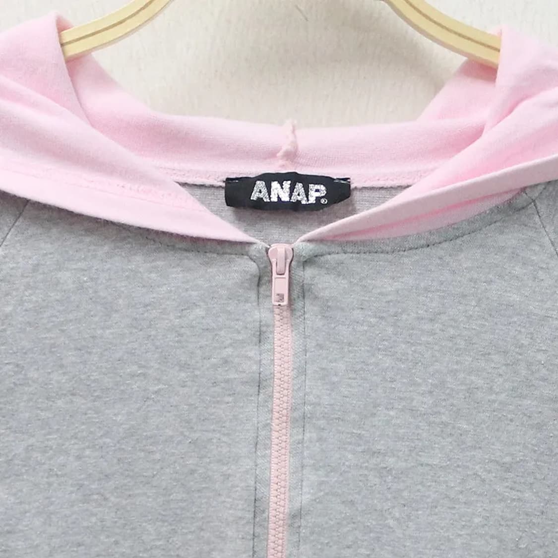 ANAP 딸기우유 배색 후드집업 62081 상품이미지3