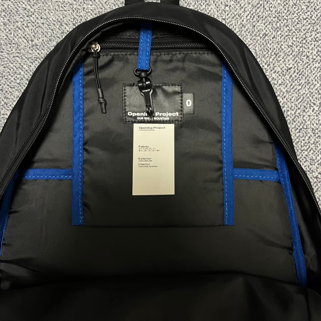 OPENING PROJECT_ Backpack - Black 상품이미지4