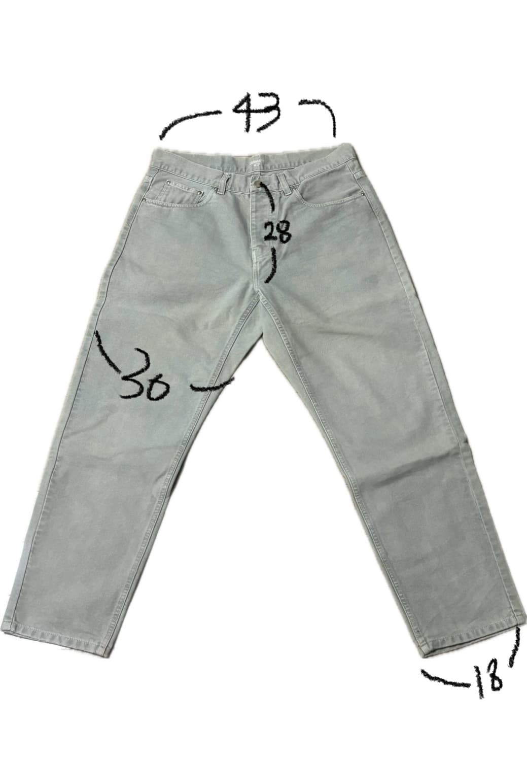 칼하트wip 팬츠 상품이미지4