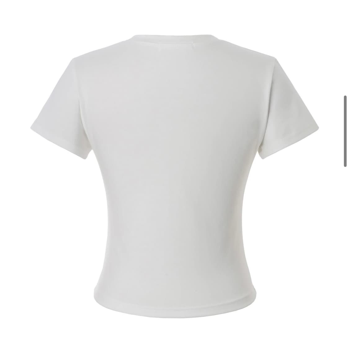 쓰리타임즈 쓰탐 쥬얼티 jewel tee 화이트 S 상품이미지2