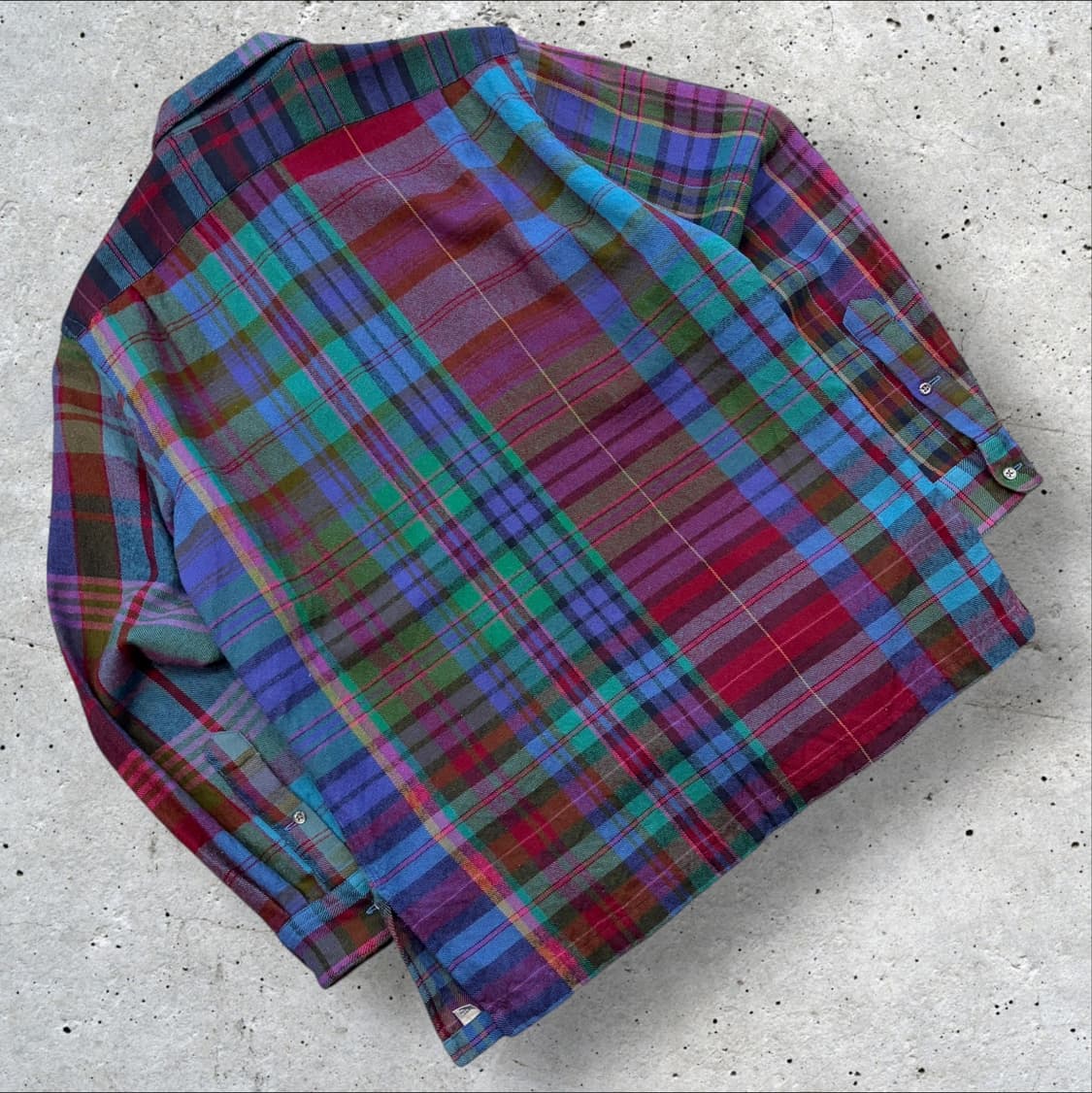 [S] 폴로 랄프로렌 울 투포켓 멀티컬러 체크 셔츠 B831 상품이미지2