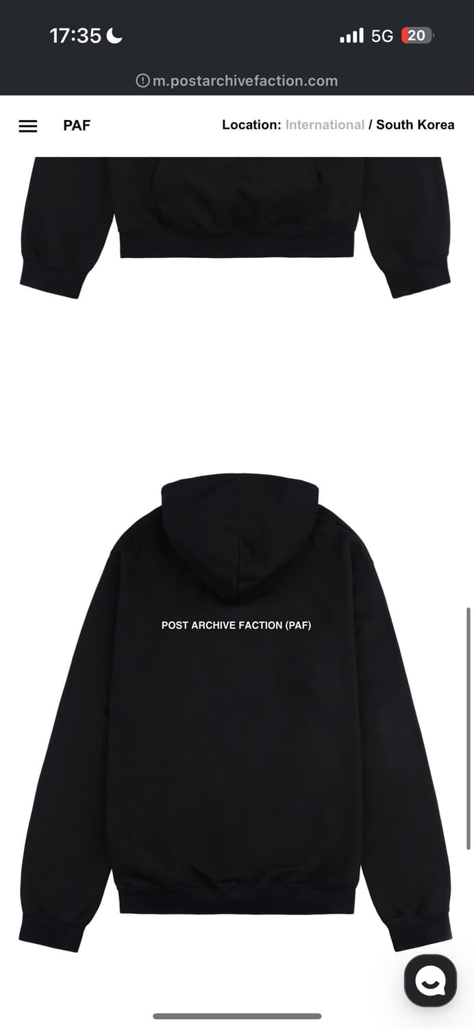 [M] 파프  후드6.0 POST HUMAN HOODIE 01 RIGHT 상품이미지5