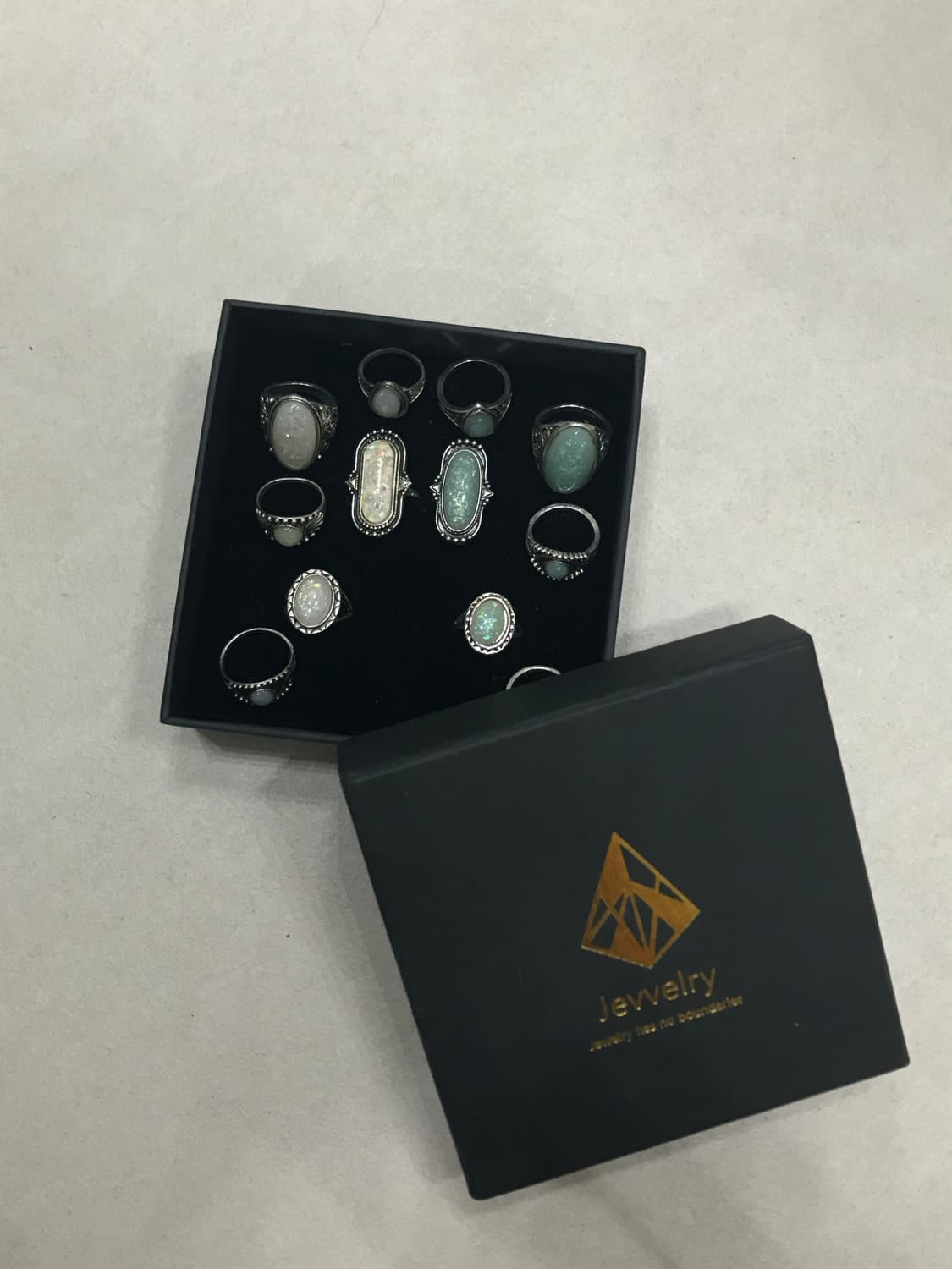 Opal style ring set 상품이미지1