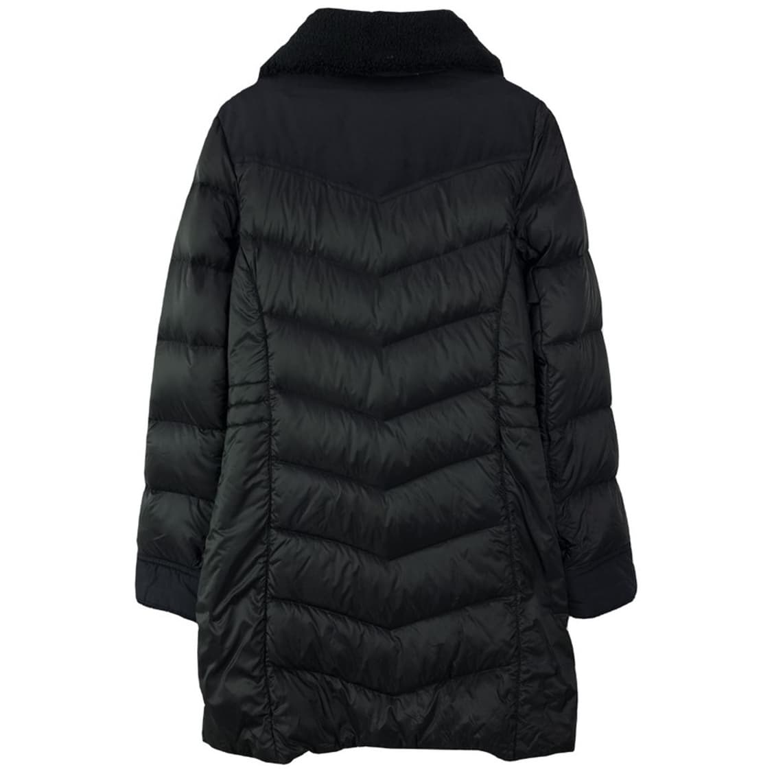 [노스페이스] 구스다운 슬림핏 롱패딩 블랙 M16828 상품이미지3