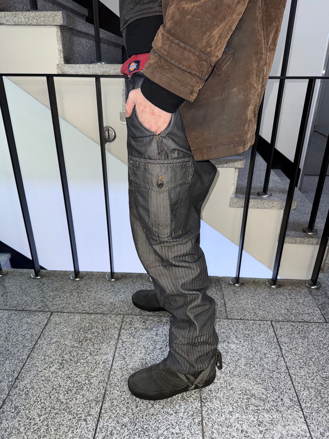 stripe cargo work pants 상품이미지4