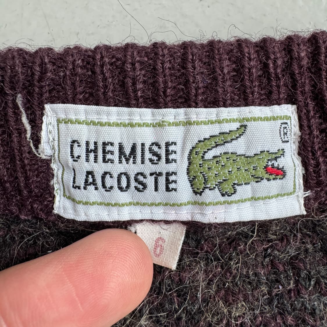 라코스테 70s 80s chemise 니트 가디건 상품이미지4
