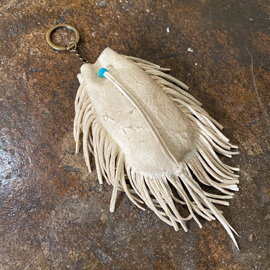 사슴가죽 빈티지 프린지 키링 상품이미지3