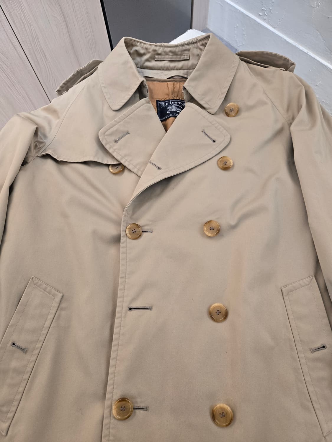 버버리 헤리티지 트렌치코트 (탈착 내피)베이지 52 상품이미지8