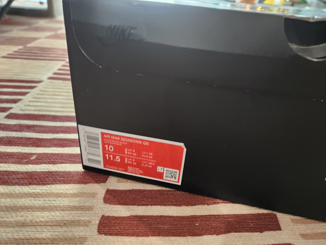 나이키 에어맥스 고아돔 송치 블랙 (280) 상품이미지3