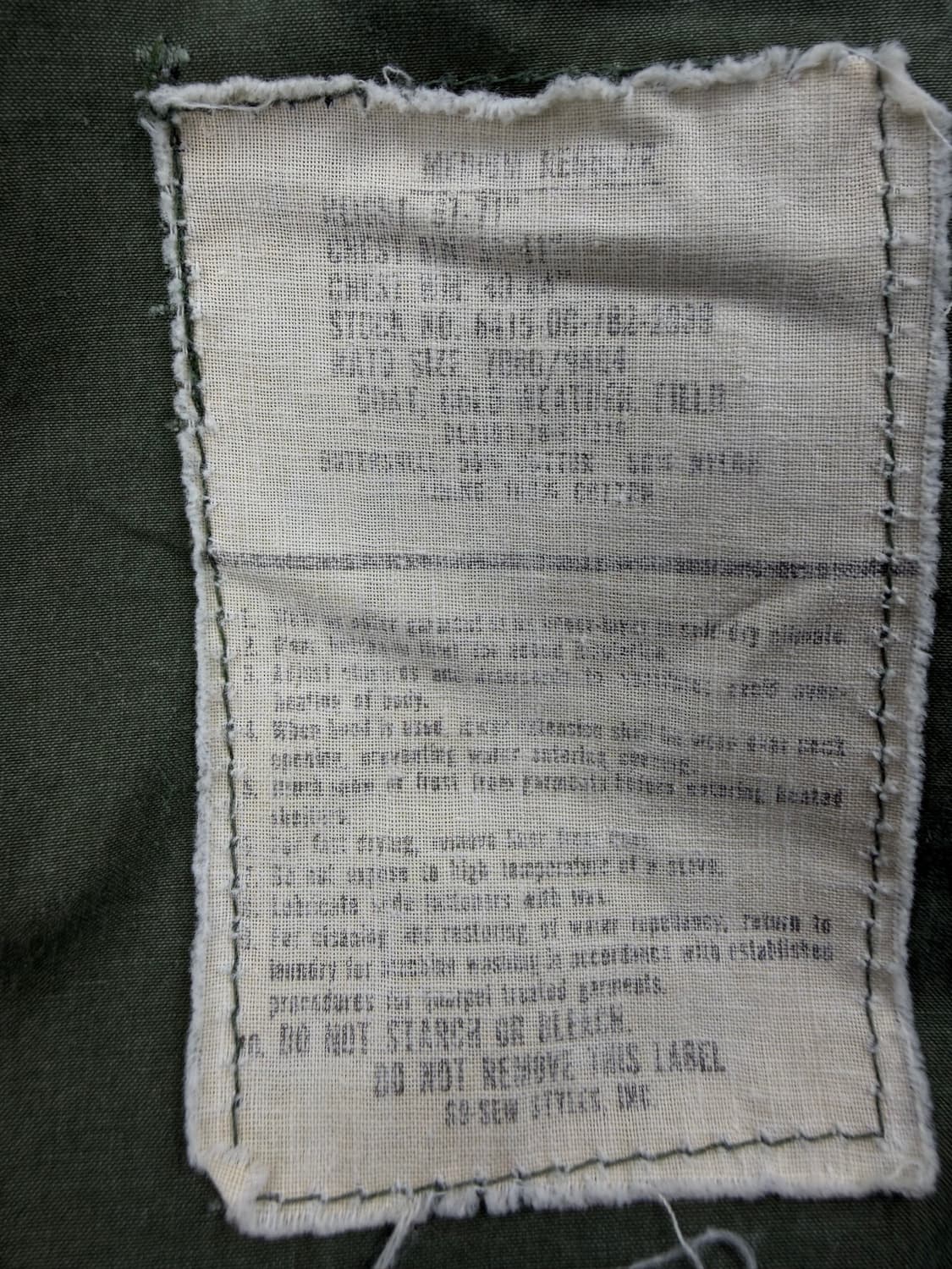 70s USA original m65 field jacket (M-R) 상품이미지4