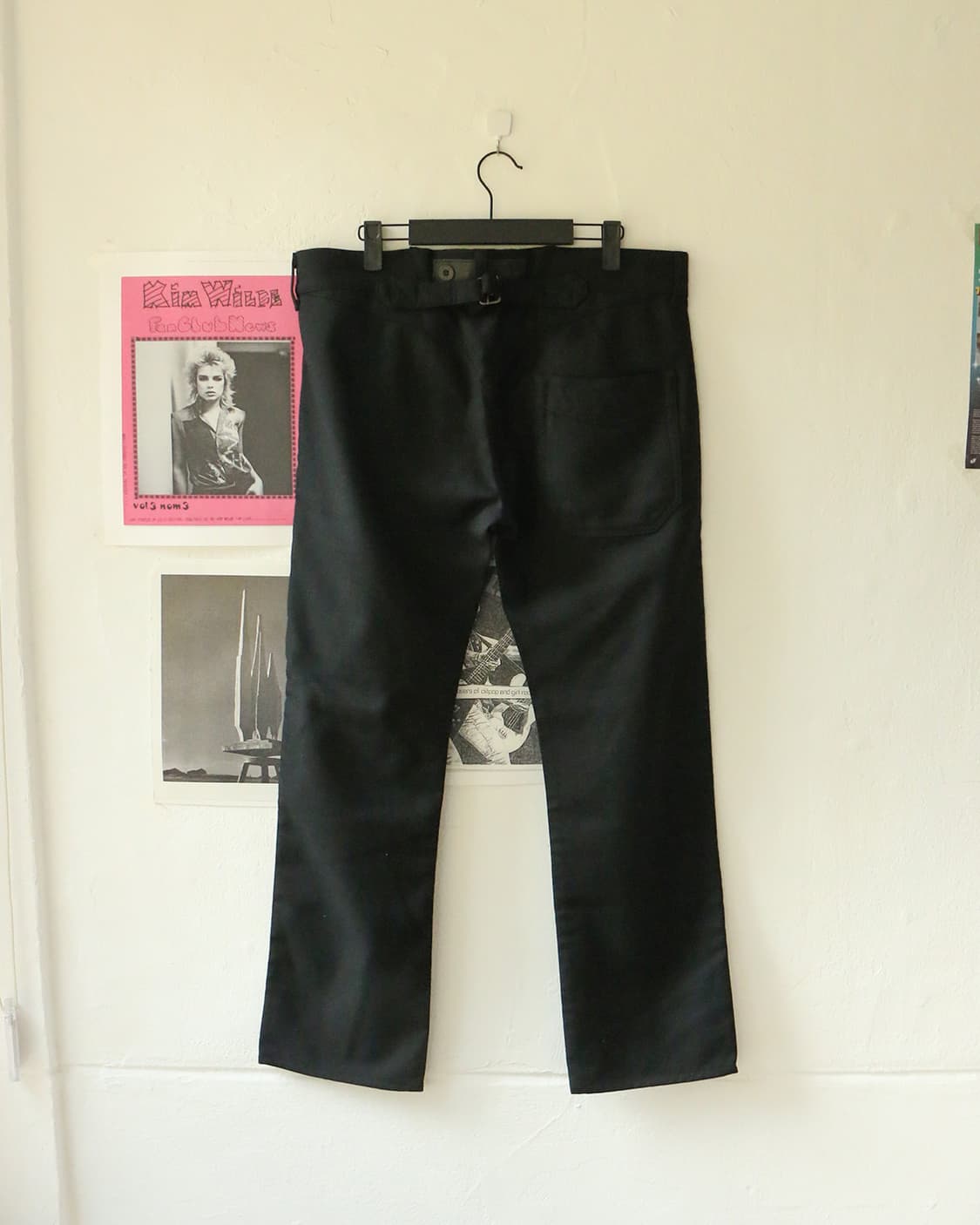 준야 와타나베 맨 블랙 신치백 울 팬츠 상품이미지6