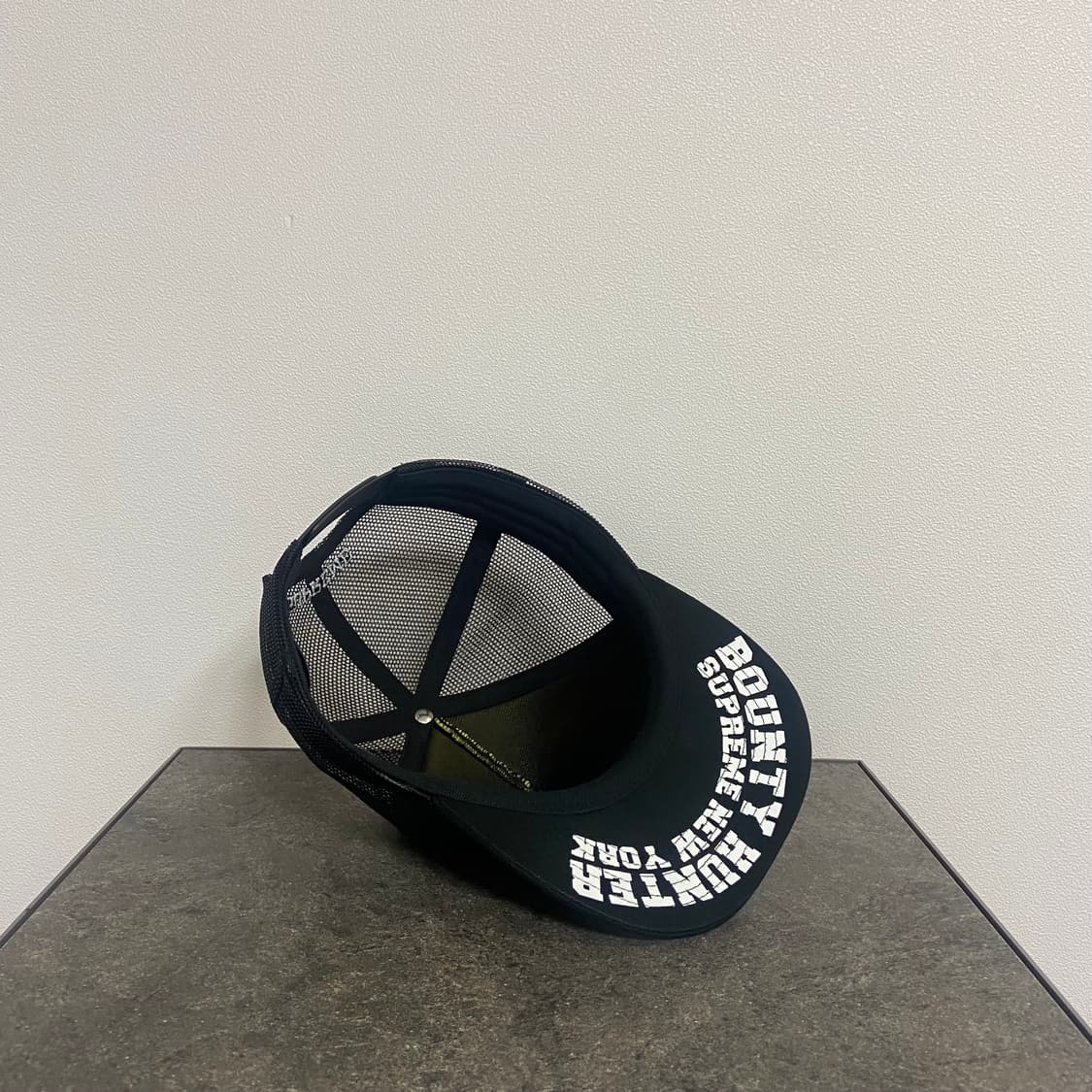 (OS) 슈프림 바운티 헌터 메쉬 백 5패널 캡 모자 블랙 23FW 상품이미지7