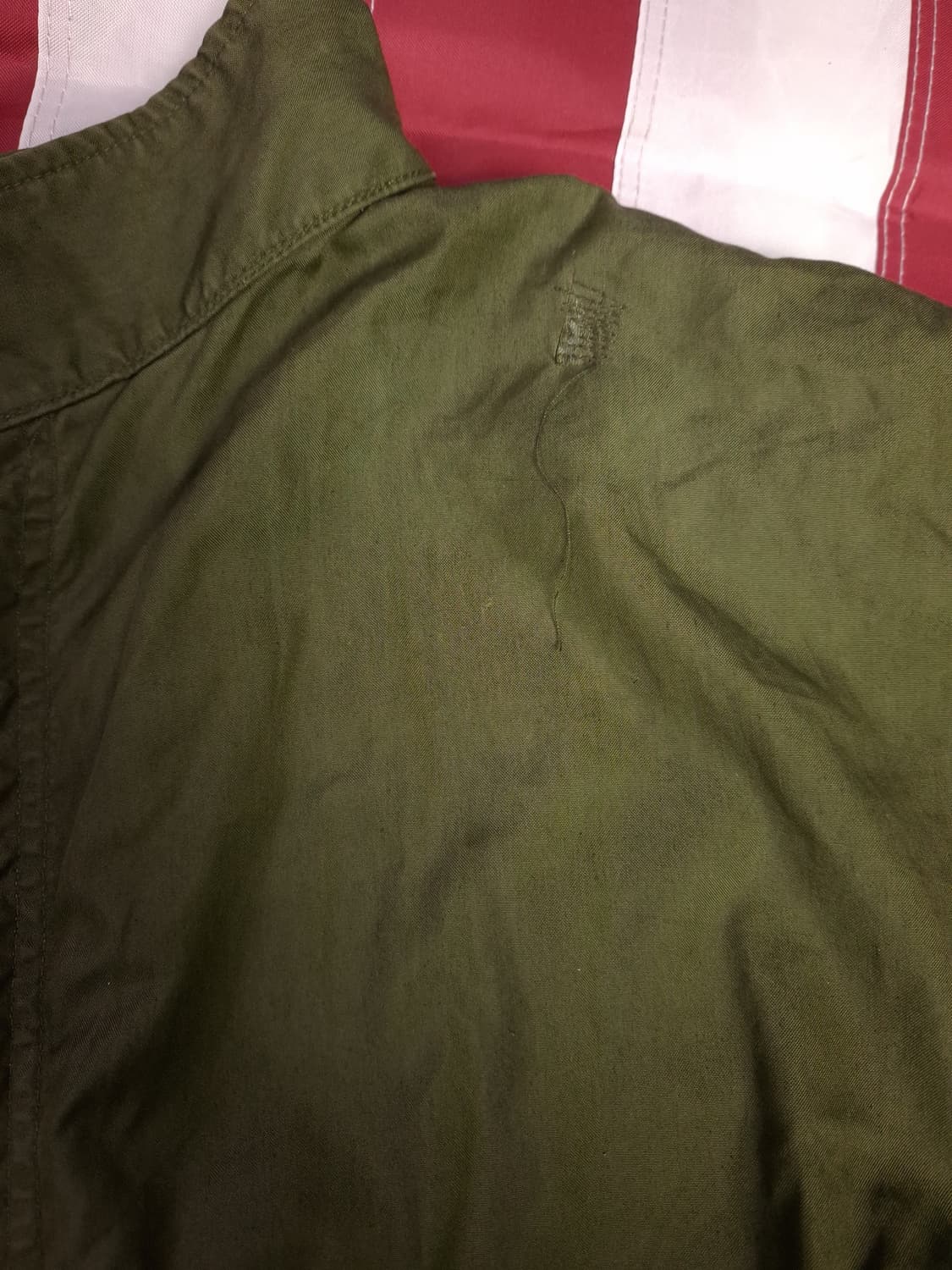 오리지날 미군 M-65 개파카 후드 양털 라지사이즈 풀셋트 상품이미지8