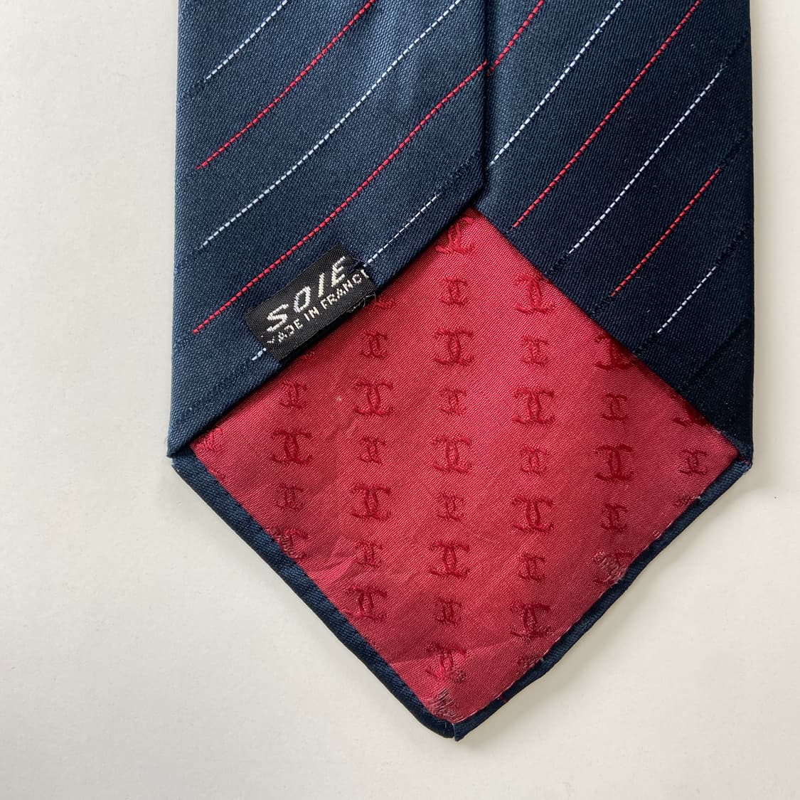 샤넬(CHANEL) 명품 정품 심플로고 넥타이 10.6cm 상품이미지8