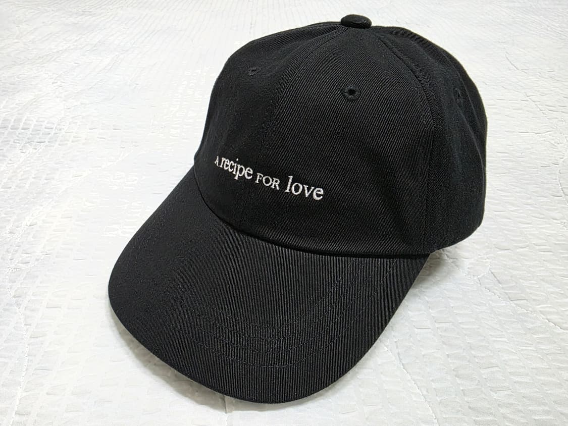 노운 미착용 새상품 흑배요리사 간귀 콜라보 모자 볼캡 검정색 NOUN 상품이미지3