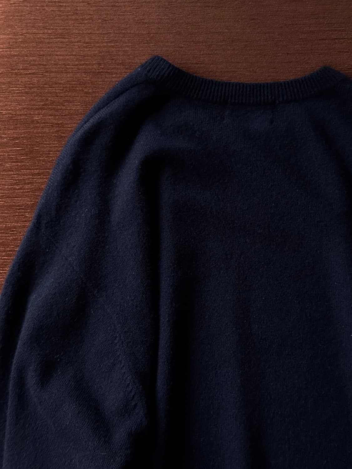 'Pure cashmere' wide design crew knit 상품이미지5