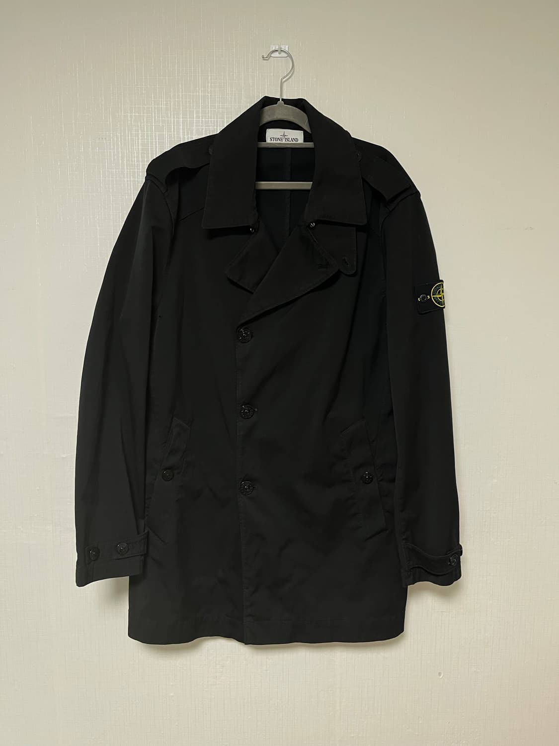 [105] 스톤아일랜드 폴리에스터 마이크로랩스 트렌치코트 XL 상품이미지1