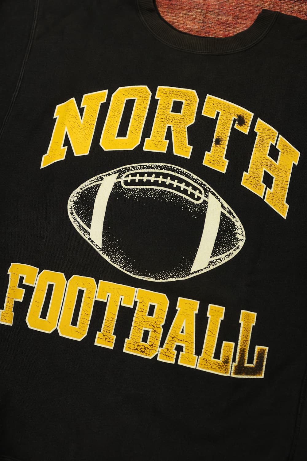 90s 빈티지 챔피온 리버스위브 스웻셔츠 블랙 판매 상품이미지2