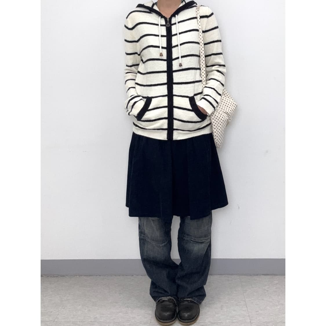 빈티지 후리스 후드집업 상품이미지2