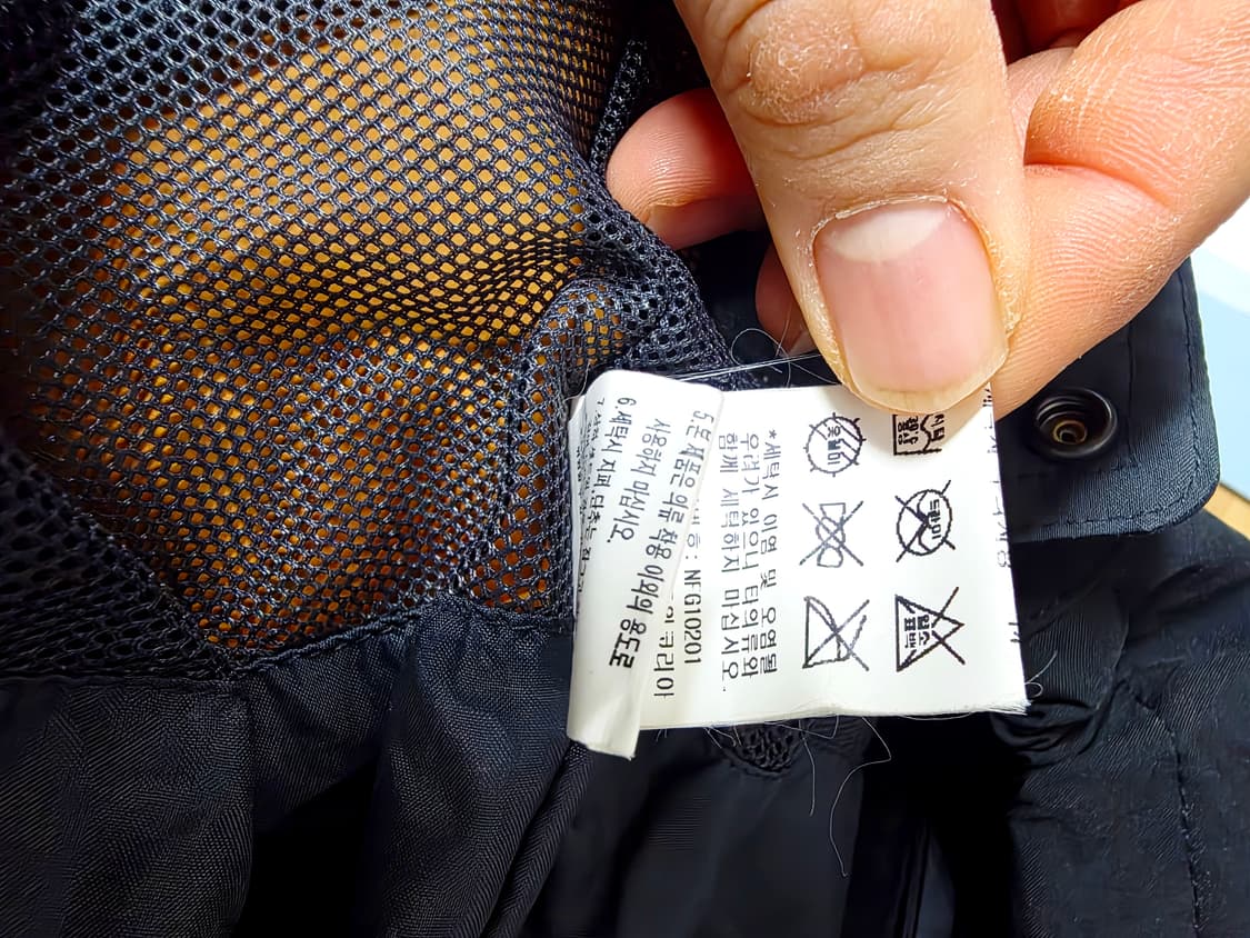 [노스페이스] 고프코어 대장급 고어텍스 올블랙 후드 바람막이 105 (가 상품이미지4