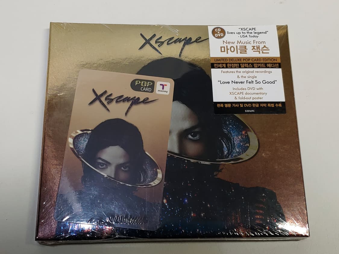 마이클 잭슨 Xscape 딜럭스 팝카드 한정판 CD+DVD (미개봉) 상품이미지1