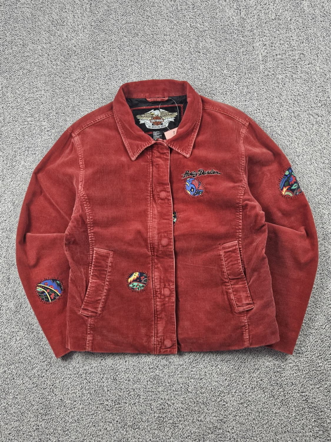 할리데이비슨 코듀로이 아플리케 커스텀 자켓 ( L ) / 10090 상품이미지1