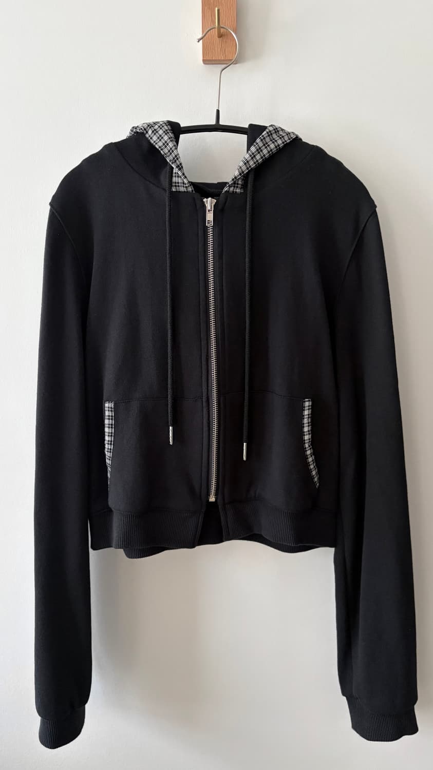 OWNSER 오운서 체크 오프닝 데일리 후디드 집업 상품이미지10