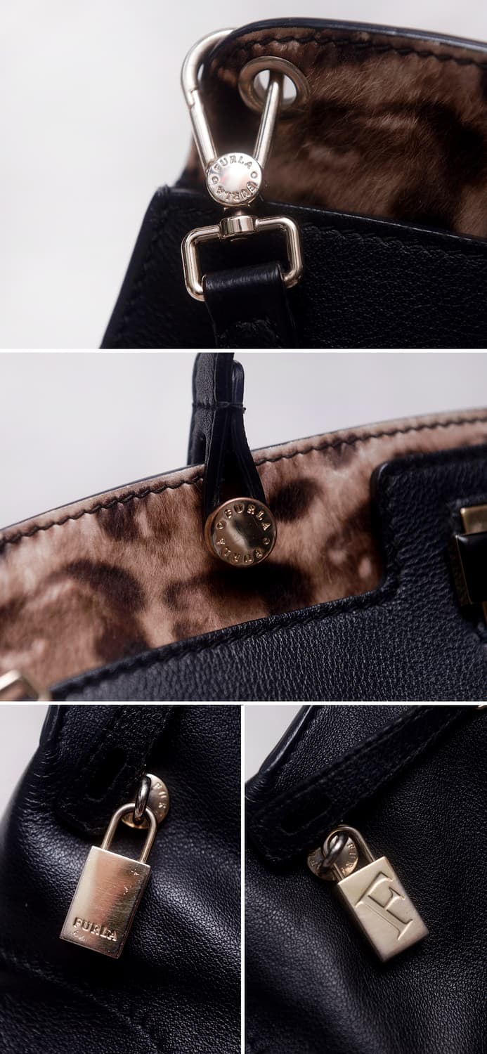 훌라 (FURLA) 파이퍼 럭스 송치 레더 원핸들 토트.숄더백 상품이미지9