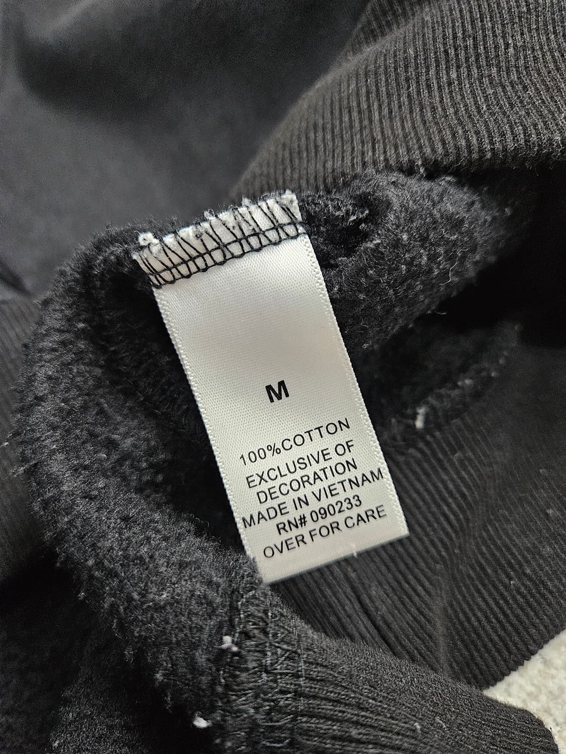 피오갓 에센션 자수 로고 후드티 블랙 상품이미지7