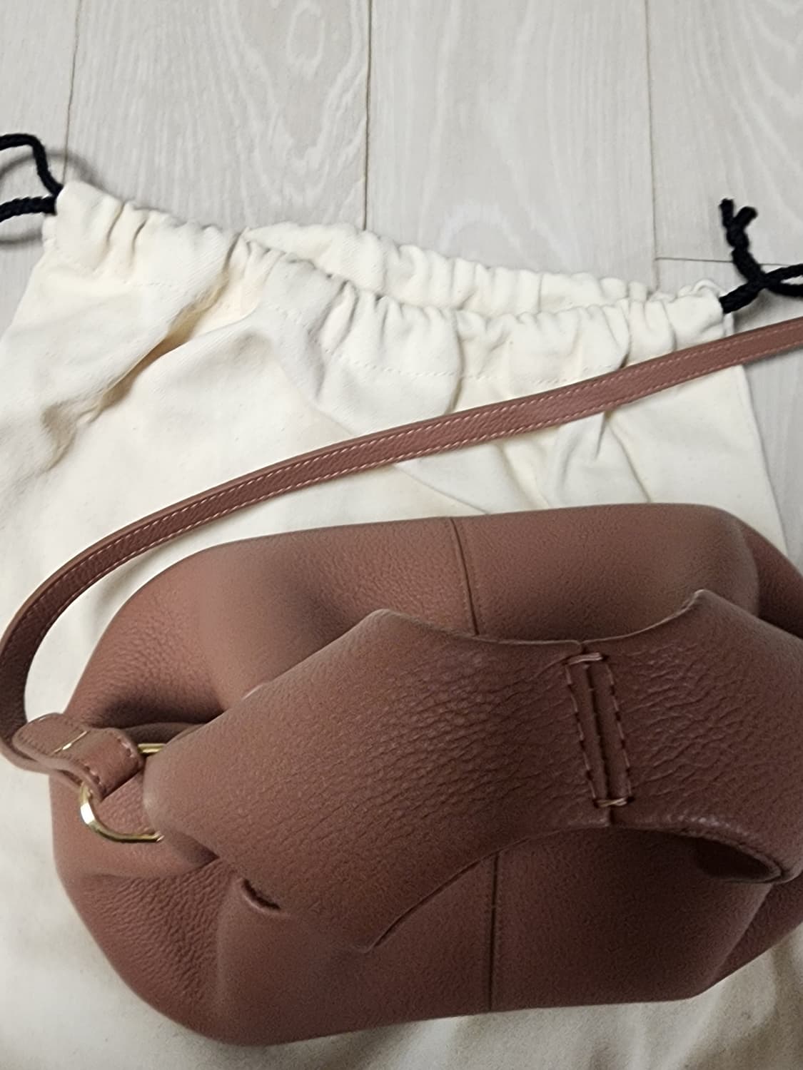 폴렌느 누메로 네프 미니 토트백 블러쉬 팝니다 상품이미지4