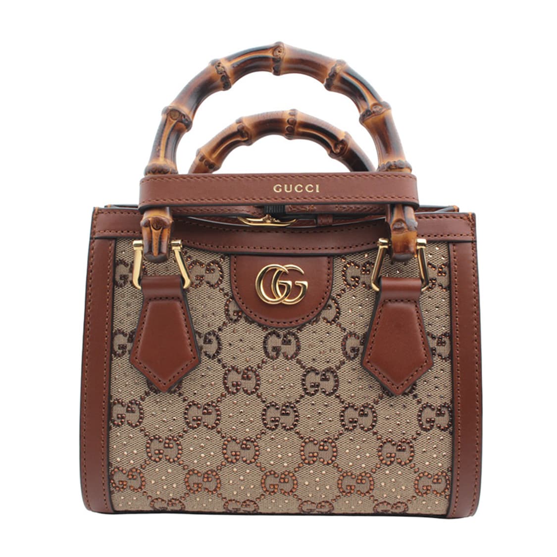 구찌 미니 뱀부 토트 겸 크로스백 한정판 상품이미지1