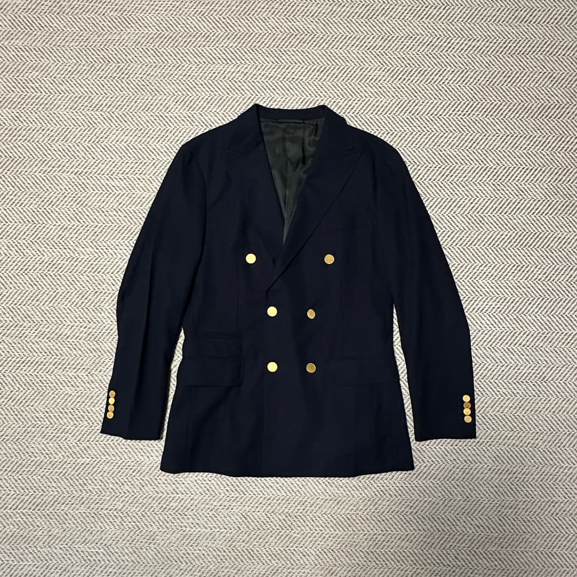 UNIVERSAL LANGUAGE gold button blazer 상품이미지1