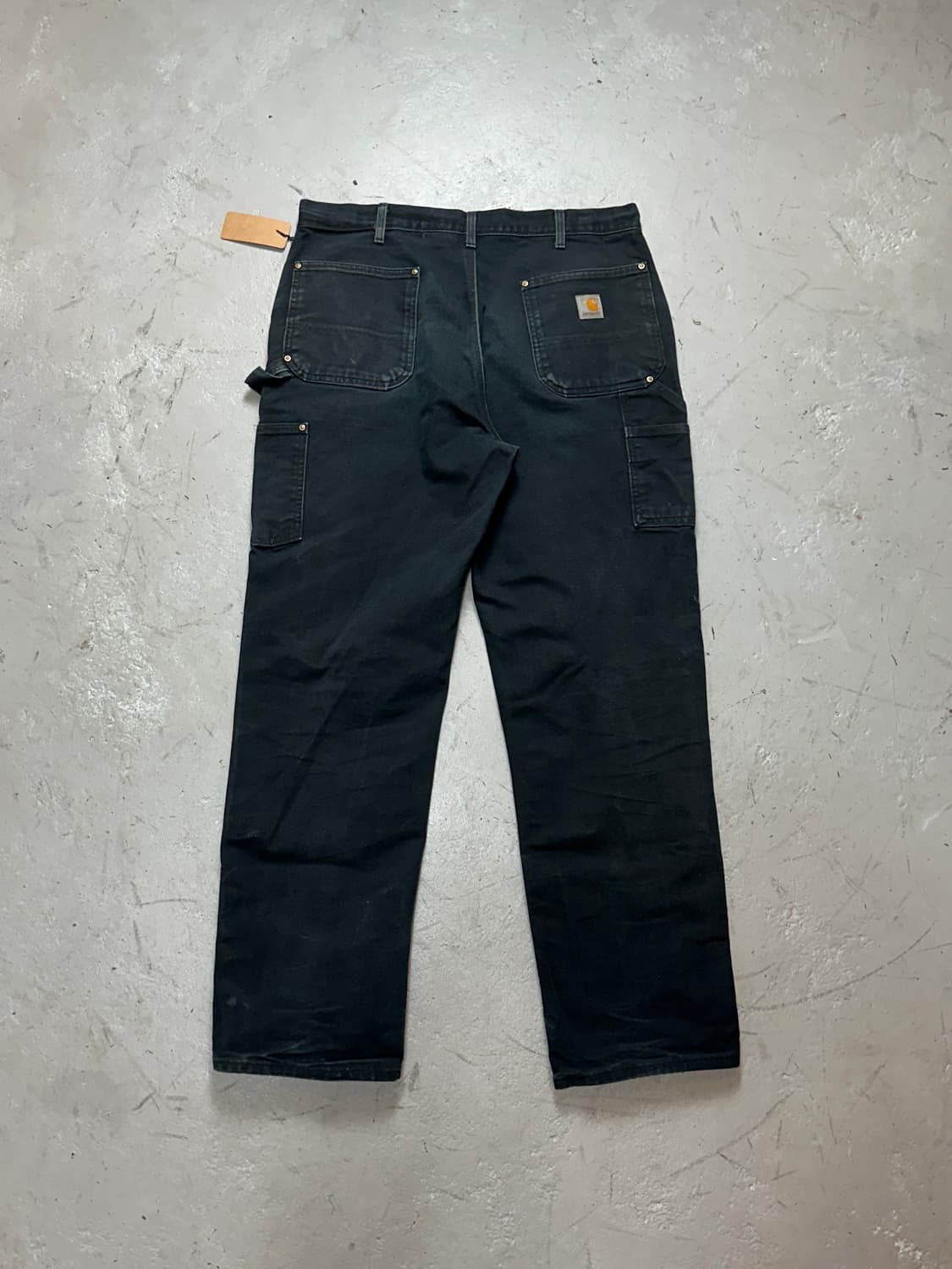 OG USA Made 칼하트 B01 더블니 블랙 칼하트 썩블니 워크팬츠 상품이미지4