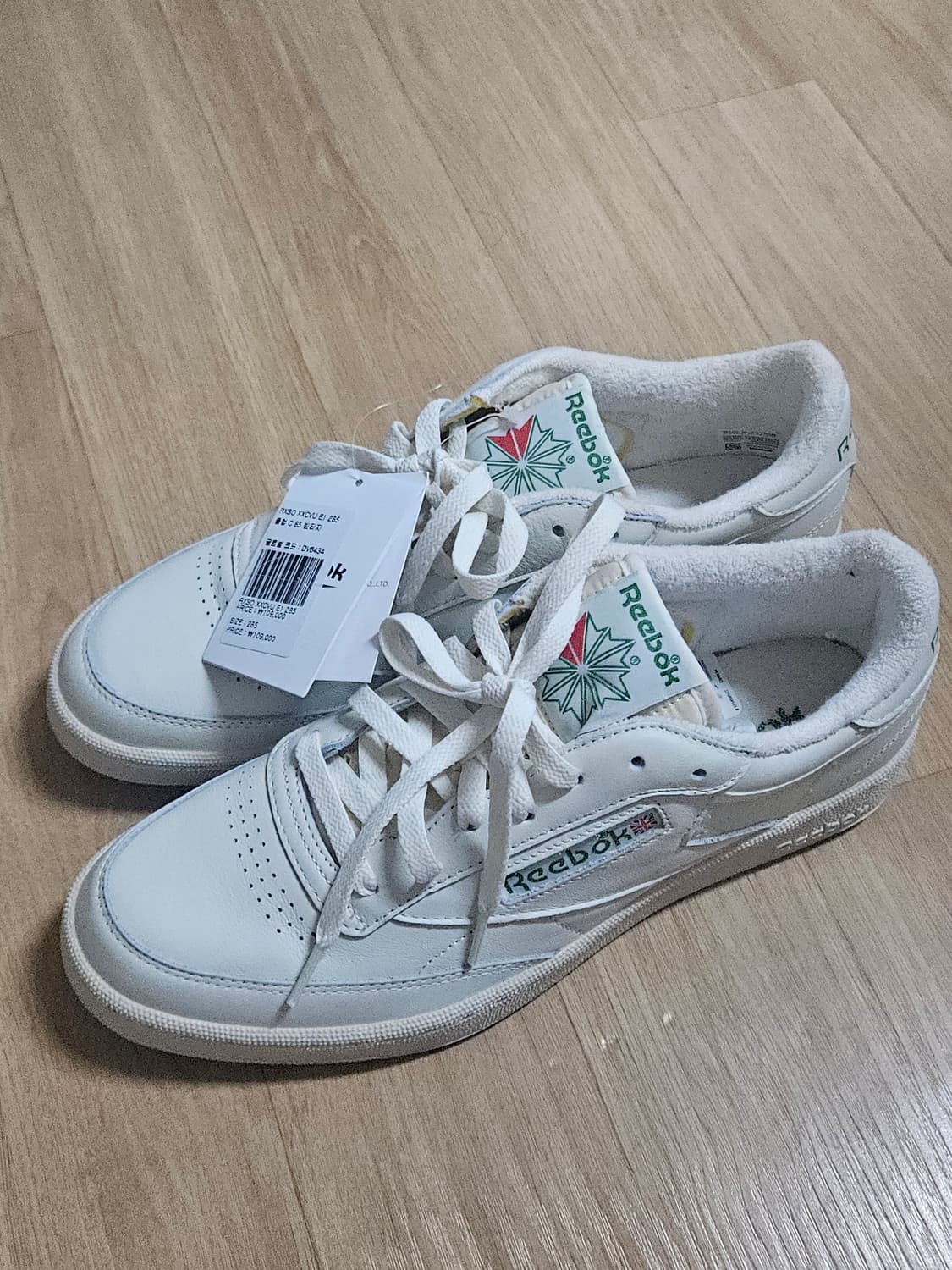 리복 클럽c85 빈티지 초크 그린  상품이미지2