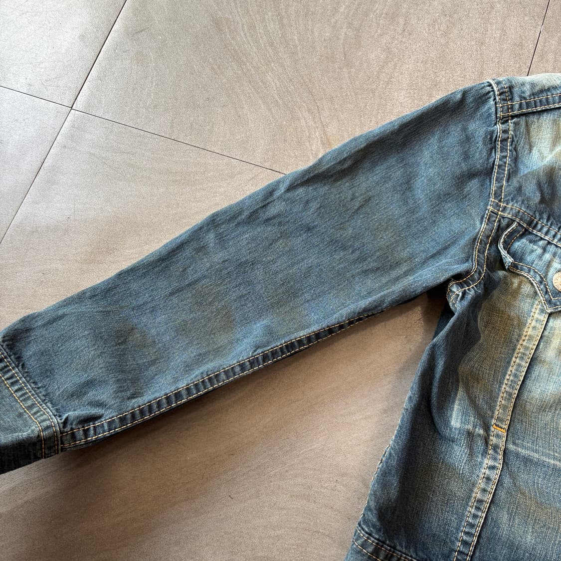 리바이스 정품 더티 워싱 데님 자켓 상품이미지5