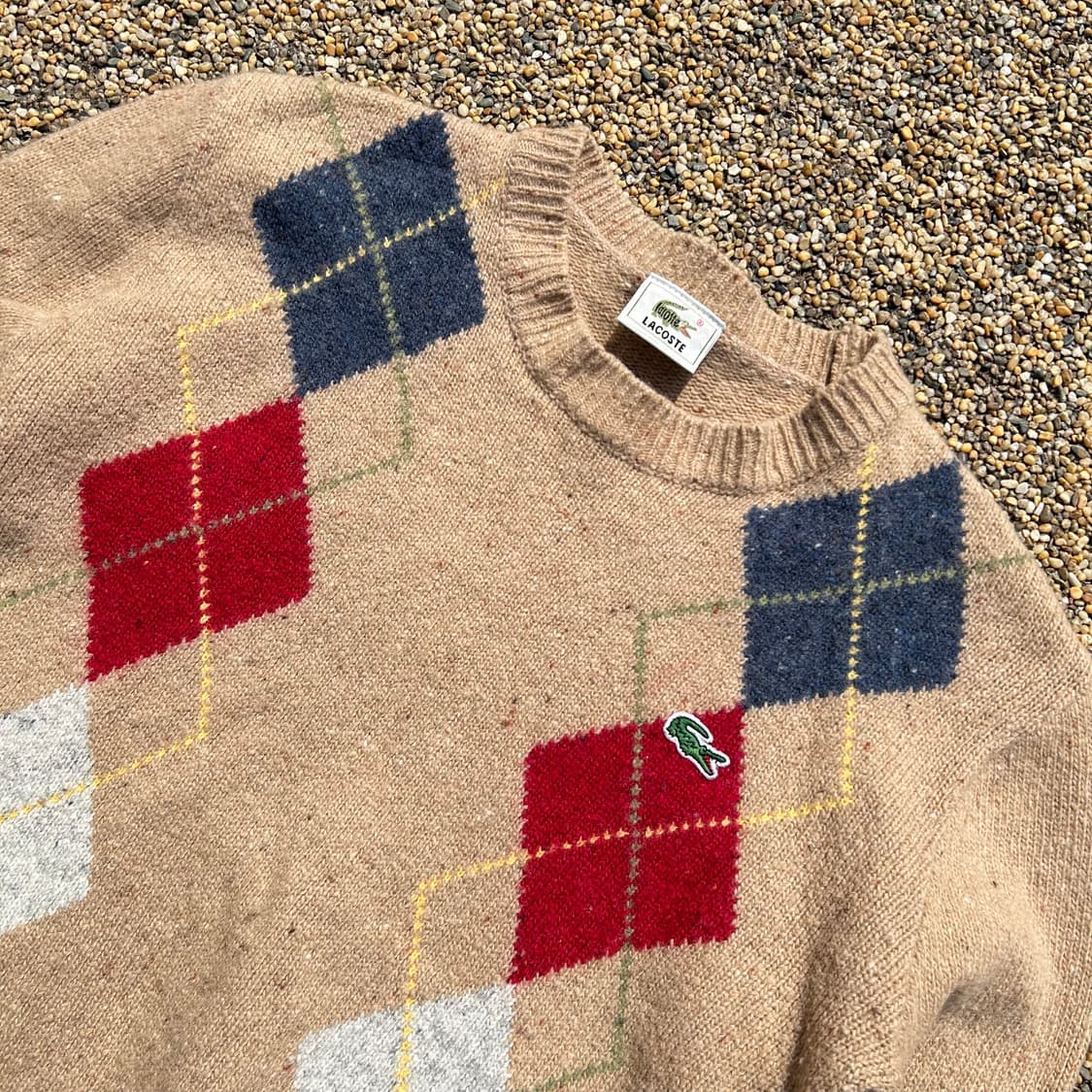 라코스테(Lacoste)아가일 패턴 니트 상품이미지2
