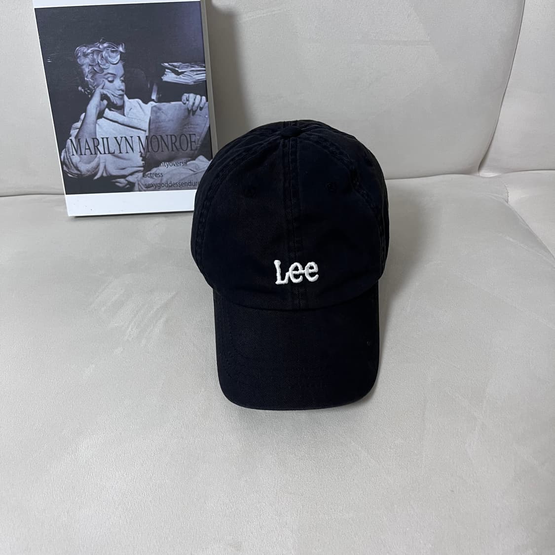 [정품] Lee 블랙 모자 상품이미지2