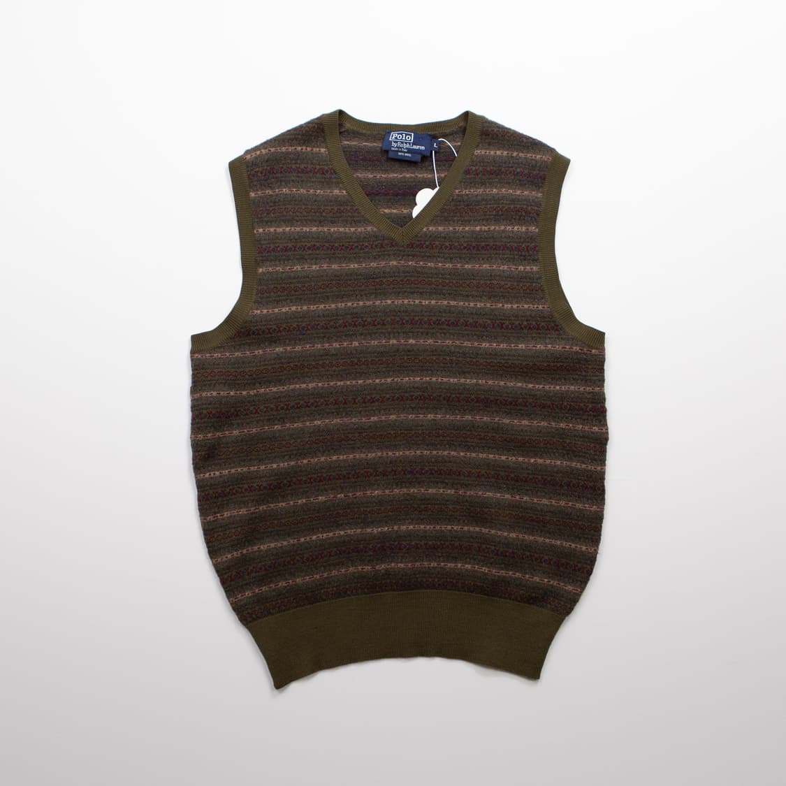 폴로 랄프로렌 이태리 메이드 페어아일 니트 베스트 상품이미지2