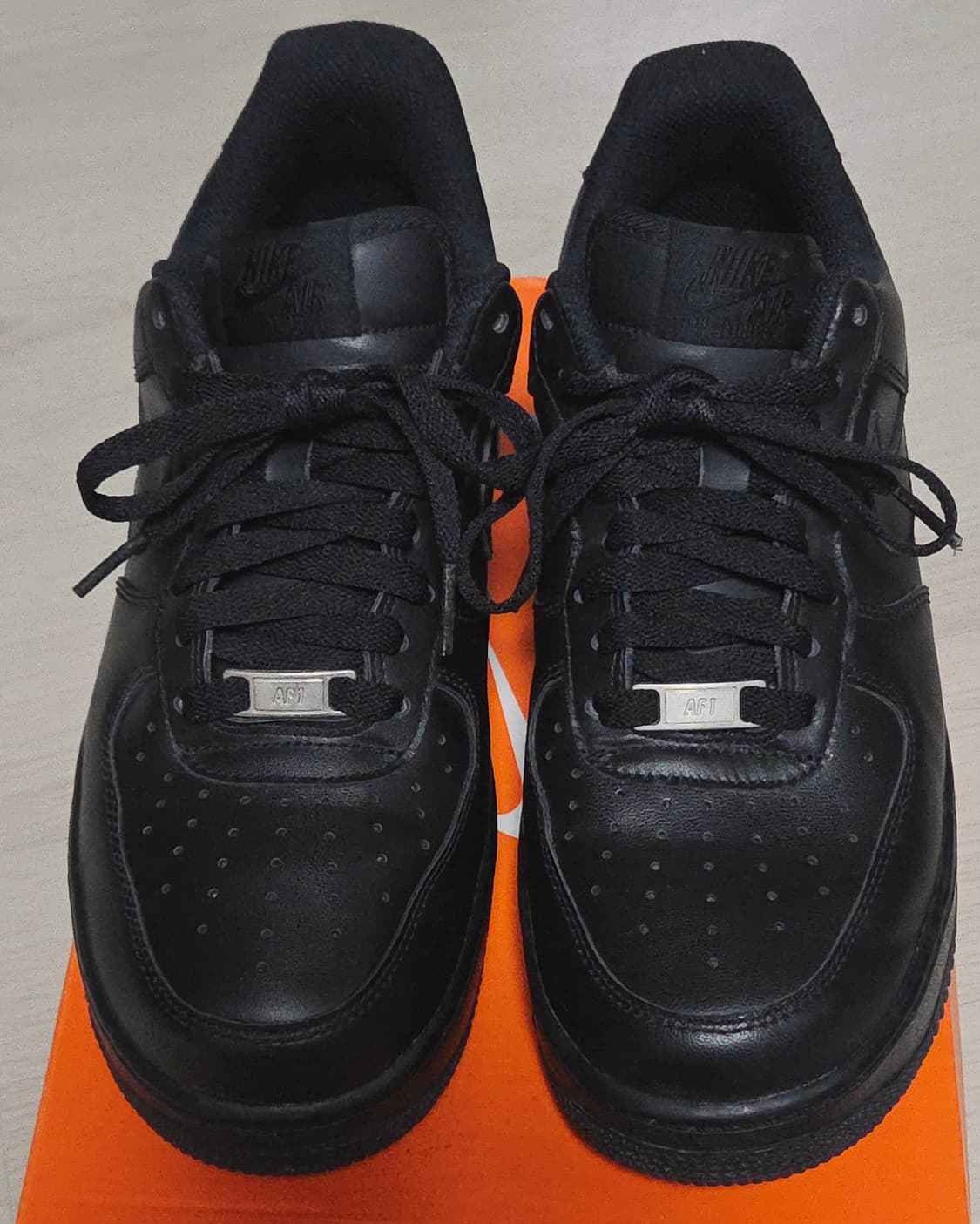 나이키 포스 로우 1 07 트리플 블랙 상품이미지3