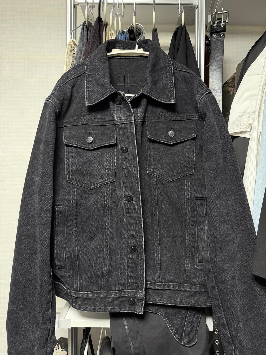 플라스틱프로덕트 데님자켓 M 상품이미지4