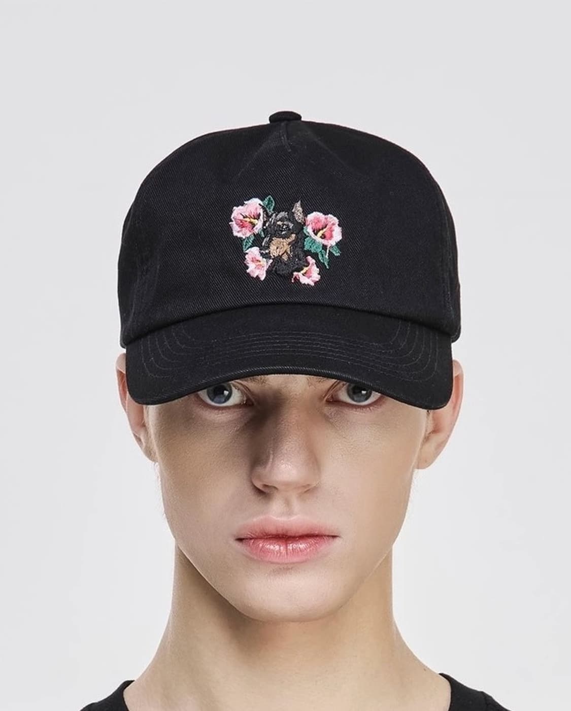 송지오 옴므 SONGZIO HOMME 플라워 도베르만 자수 볼캡 상품이미지2